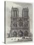 Scenes in Paris, the Cathedral of Notre Dame-null-Stretched Canvas