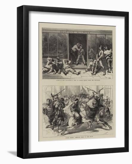 Scenes in Paris-Godefroy Durand-Framed Giclee Print