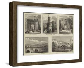 Scenes in Ragusa-null-Framed Giclee Print