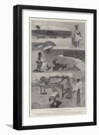 Scenes in Sierra Leone, with Captain Carleton's Column to Falaba-Henry Charles Seppings Wright-Framed Giclee Print