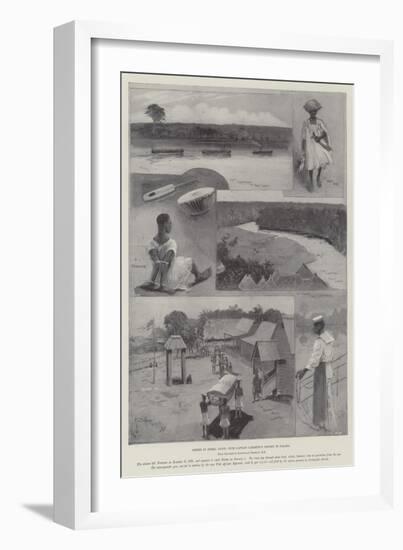 Scenes in Sierra Leone, with Captain Carleton's Column to Falaba-Henry Charles Seppings Wright-Framed Giclee Print