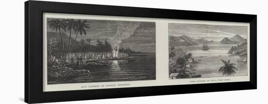 Scenes in the Caribbean-null-Framed Giclee Print