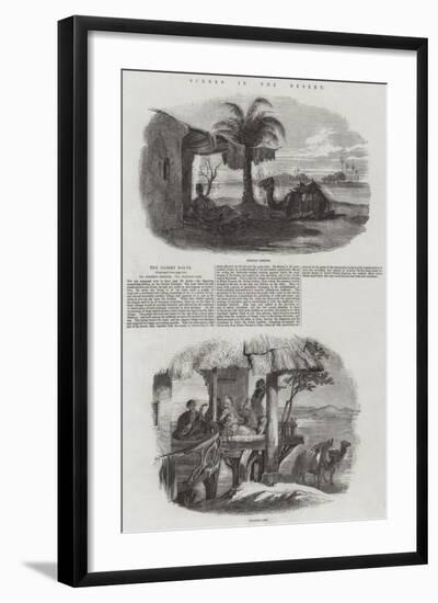 Scenes in the Desert-null-Framed Giclee Print