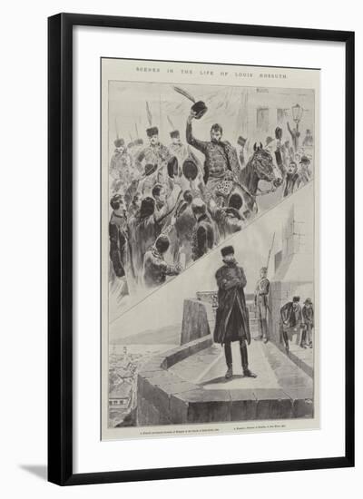 Scenes in the Life of Louis Kossuth-null-Framed Giclee Print