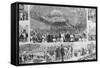 Scenes of 1880 Republican Convention-null-Framed Stretched Canvas