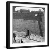 Scenes of Battle and the Chase Carved on a Wall at Medinet Habu, Thebes, Egypt, 1905-Underwood & Underwood-Framed Photographic Print