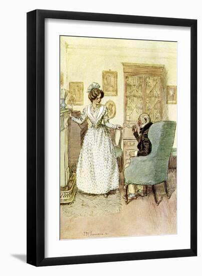 Scenes of Clerical Life by George Eliot-Hugh Thomson-Framed Premium Giclee Print