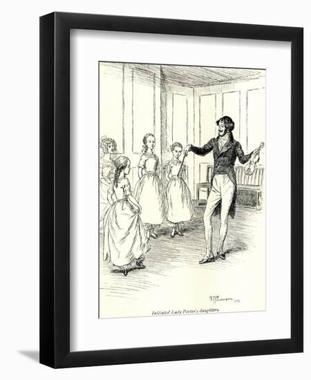 Scenes of Clerical Life by George Eliot-Hugh Thomson-Framed Premium Giclee Print