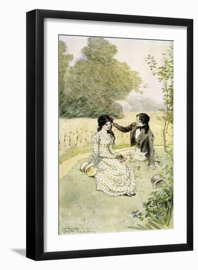 Scenes of Clerical Life by George Eliot-Hugh Thomson-Framed Premium Giclee Print