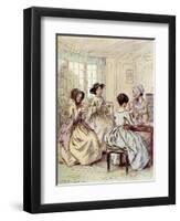 Scenes of Clerical Life by George Eliot-Hugh Thomson-Framed Premium Giclee Print