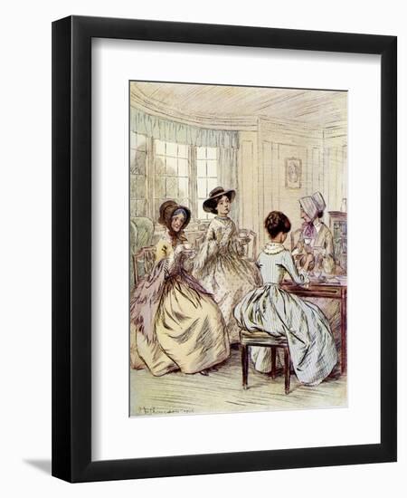 Scenes of Clerical Life by George Eliot-Hugh Thomson-Framed Premium Giclee Print