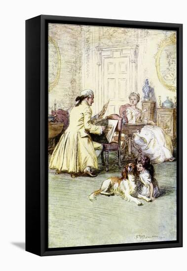 Scenes of Clerical Life by George Eliot-Hugh Thomson-Framed Stretched Canvas