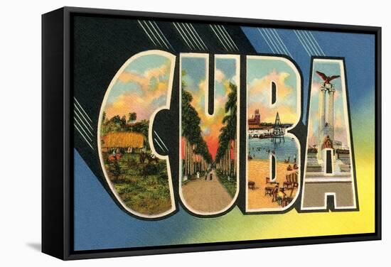 Scenes of Cuba-null-Framed Stretched Canvas