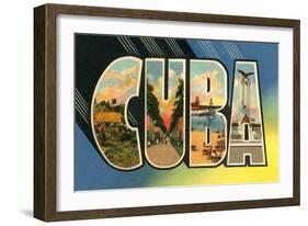 Scenes of Cuba-null-Framed Art Print