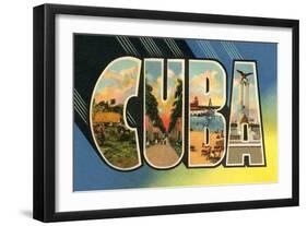 Scenes of Cuba-null-Framed Art Print