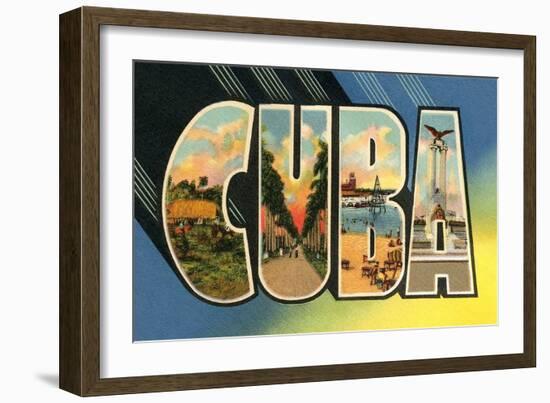 Scenes of Cuba-null-Framed Premium Giclee Print