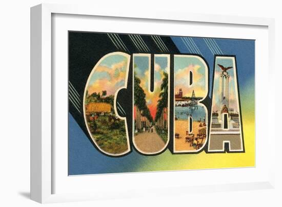 Scenes of Cuba-null-Framed Premium Giclee Print