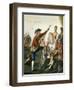 Scenes of Everyday Life in a Cave in Posillipo, Detail-Pietro Fabris-Framed Giclee Print