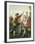 Scenes of Everyday Life in a Cave in Posillipo, Detail-Pietro Fabris-Framed Giclee Print