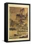 Scenes of Hermits' Long Days in the Quiet Mountains-T'ang Yin-Framed Stretched Canvas