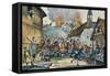 Scenes of Horror in Alsace in 1815 Following Arrival Allied Armies-null-Framed Stretched Canvas