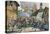 Scenes of Horror in Alsace in 1815 Following Arrival Allied Armies-null-Stretched Canvas