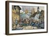 Scenes of Horror in Alsace in 1815 Following Arrival Allied Armies-null-Framed Giclee Print