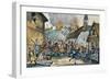 Scenes of Horror in Alsace in 1815 Following Arrival Allied Armies-null-Framed Giclee Print