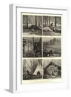 Scenes of Life in the Backwoods-null-Framed Giclee Print