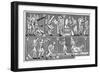 Scenes of Medieval Life, 13th Century-null-Framed Giclee Print