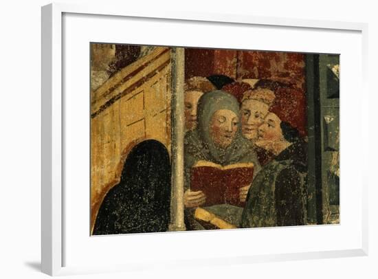 Scenes of Monastic Life, Fresco-null-Framed Giclee Print