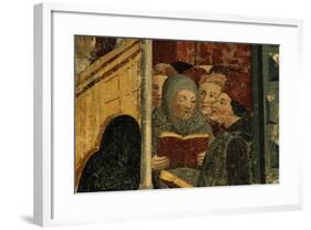 Scenes of Monastic Life, Fresco-null-Framed Giclee Print