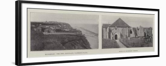 Scenes of Mundesley-null-Framed Premium Giclee Print