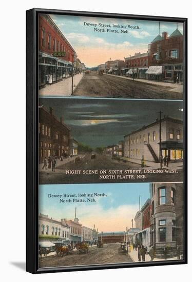 Scenes of North Platte, Nebraska-null-Framed Art Print