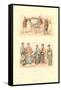Scenes of Old Japan-null-Framed Stretched Canvas