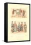 Scenes of Old Japan-null-Framed Stretched Canvas