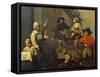 Scenes of Peasant Life or Birds Hunter-Mathieu Le Nain-Framed Stretched Canvas