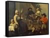 Scenes of Peasant Life or Birds Hunter-Mathieu Le Nain-Framed Stretched Canvas