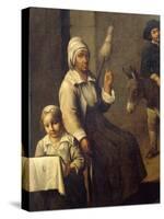 Scenes of Peasant Life or Birds Hunter-Mathieu Le Nain-Stretched Canvas