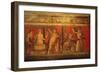 Scenes of Rituals of Cult of Dionysus, Villa of the Mysteries, Pompei, C. 60 AD-null-Framed Art Print
