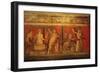 Scenes of Rituals of Cult of Dionysus, Villa of the Mysteries, Pompei, C. 60 AD-null-Framed Premium Giclee Print