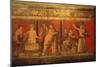 Scenes of Rituals of Cult of Dionysus, Villa of the Mysteries, Pompei, C. 60 AD-null-Mounted Premium Giclee Print