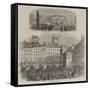 Scenes of Warsaw-null-Framed Stretched Canvas