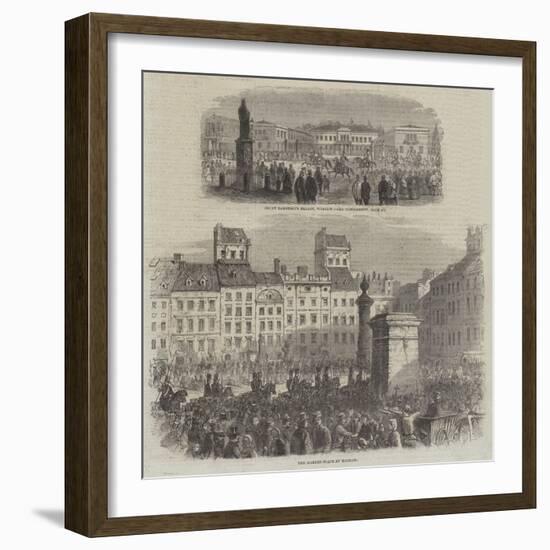 Scenes of Warsaw-null-Framed Giclee Print