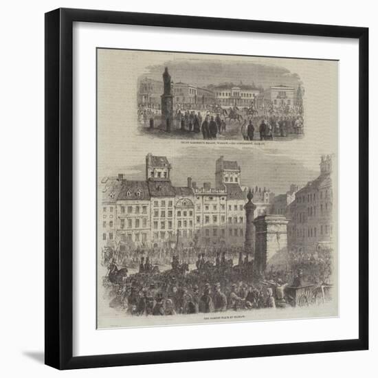 Scenes of Warsaw-null-Framed Giclee Print