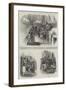 Scenes on Board an Australian Emigrant Ship-null-Framed Giclee Print