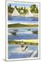 Scenes on Lake Coeur d'Alene, Idaho-null-Mounted Art Print