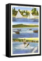 Scenes on Lake Coeur d'Alene, Idaho-null-Framed Stretched Canvas