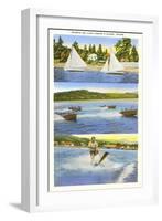 Scenes on Lake Coeur d'Alene, Idaho-null-Framed Art Print