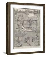 Scenes on the Congo, Africa-Charles Edwin Fripp-Framed Giclee Print